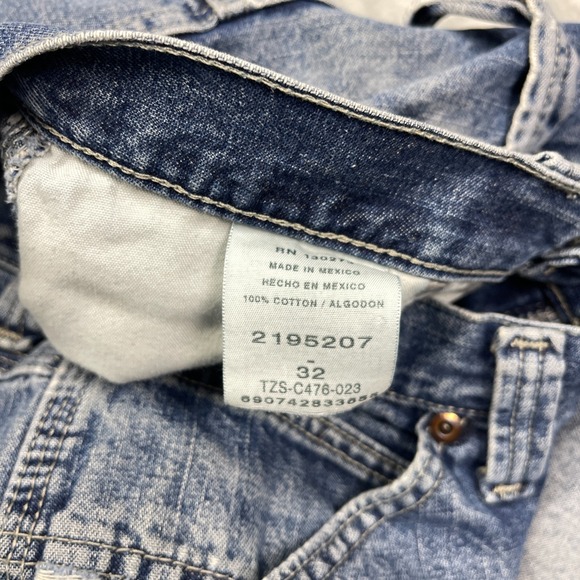 Lee Carpenter Shorts Mens 32 Blue Denim Utility Pockets Hammer Loop 2195207 - Picture 5 of 6